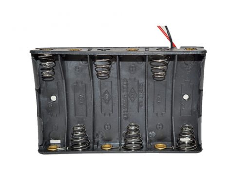 6 aa battery storge holder