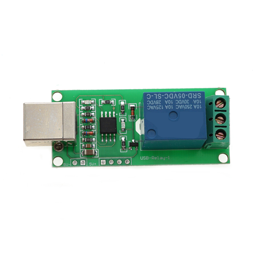 Módulo de relé USB de 1 canal Interruptor de control inteligente USB  Interruptor USB (USB de 1 canal)