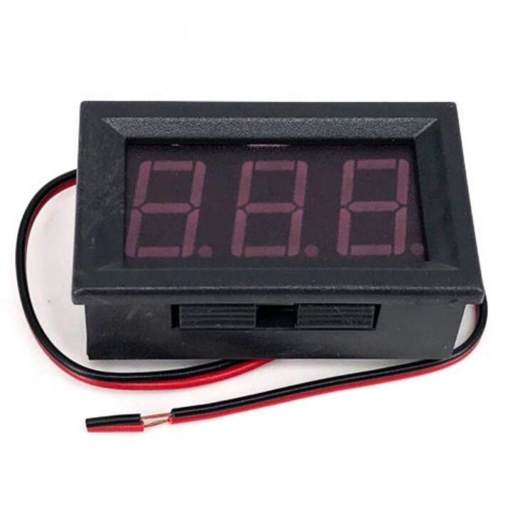 1pc 5~120V Mini Voltmètre Numérique Affichage De Tension 0,56 LED